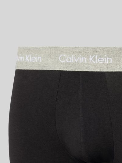 Calvin Klein Underwear Obcisłe bokserki z paskiem z logo w zestawie 3 szt. Czarny 2