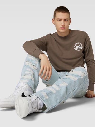 EIGHTYFIVE Jeans aus Baumwolle im Destroyed-Look Hellblau 3