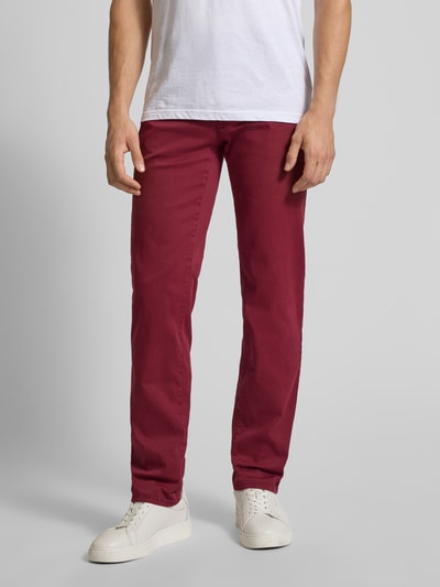 Brax Hose mit Eingrifftaschen Modell 'CADIZ' Bordeaux 4