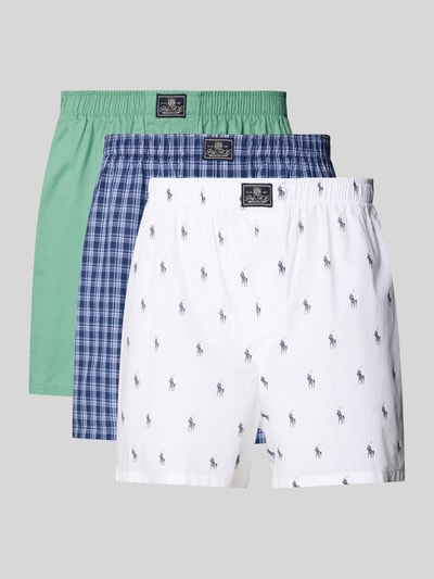 Polo Ralph Lauren Underwear Boxershort met elastische band in een set van 3 stuks Wit - 1