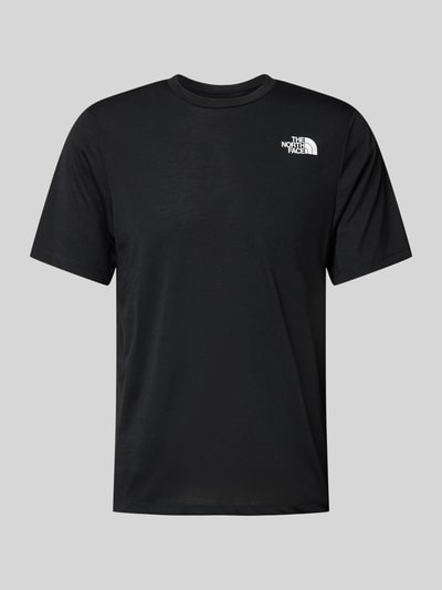 The North Face T-Shirt mit Label-Print Black 2