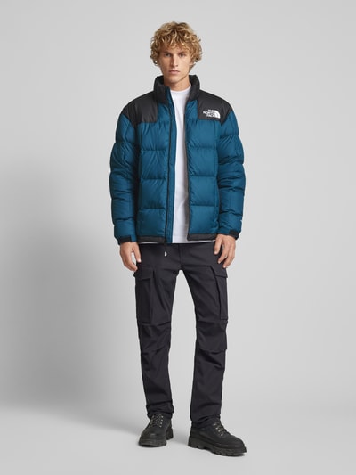 The North Face Kurtka pikowana ze stójką model ‘LHOTSE’ Petrol 1