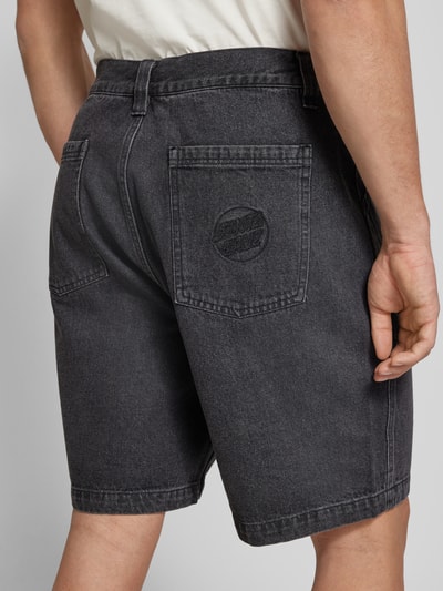 SANTA CRUZ Jeansshorts mit Eingrifftaschen Black 3