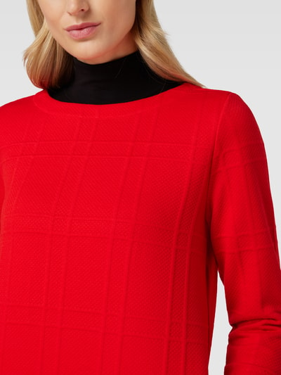 s.Oliver RED LABEL Knielange jurk met structuurmotief Rood - 3