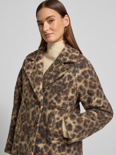 MORE & MORE Regular Fit Jacke aus Woll-Mix mit Reverskragen Camel 3