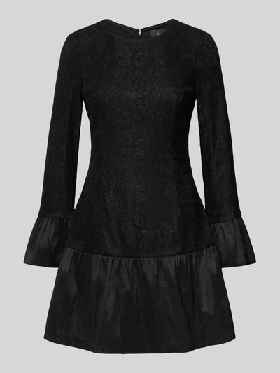 Adrianna Papell Slim Fit Minikleid mit Allover-Spitzenbesatz Black 2