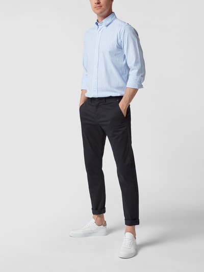 Eton Slim fit zakelijk overhemd van oxford Bleu - 1