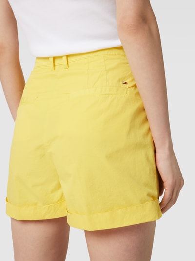 Tommy Hilfiger Shorts mit fixierten Beinumschlägen Gelb 3