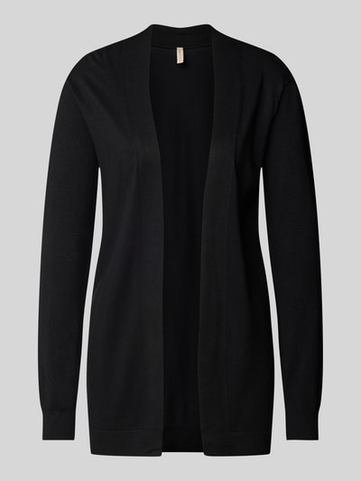 Soyaconcept Cardigan aus Viskose-Mix mit Schalkragen Modell 'DOLLIE' Black 2