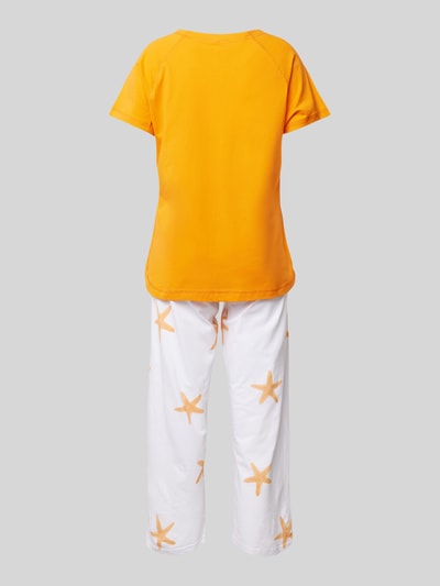 LOUIS & LOUISA Pyjama mit Statement-Stitching Modell 'Sommerliebe ...