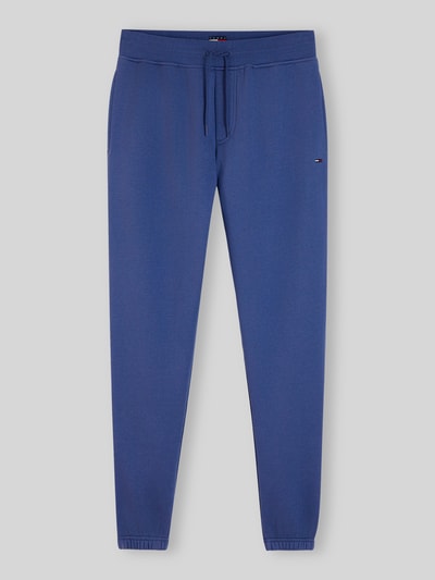 Tommy Jeans Spodnie dresowe o kroju slim fit z mieszanki bawełny Ciemnoniebieski 2
