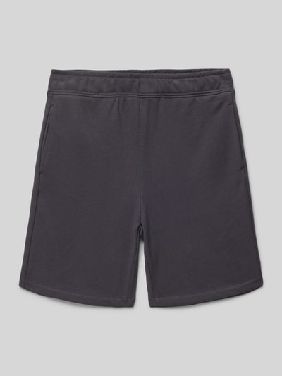 Tom Tailor Regular Fit Sweatshorts aus Baumwoll-Mix Graphit 1