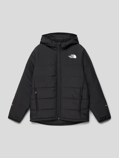 The North Face Jack met labelprint, model 'NEVER STOP' Zwart - 1