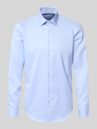 Christian Berg Men Regular fit zakelijk overhemd met kentkraag Bleu - 2