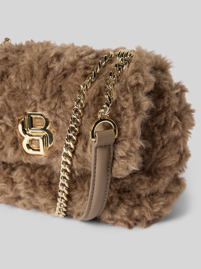 BOSS Torba na ramię z futerka Szarobrązowy 3