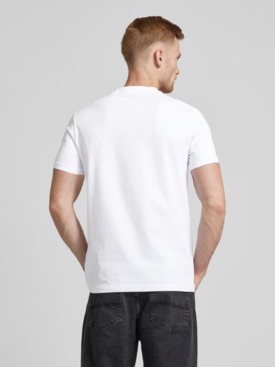 Karl Lagerfeld T-Shirt mit Label-Print Weiss 5