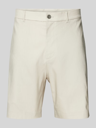 CK Calvin Klein Regular Fit Chino-Shorts mit Gürtelschlaufen Beige 1