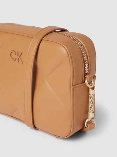 CK Calvin Klein Handtasche in Leder-Optik Modell 'QUILT' Sand 3