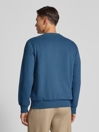 Tommy Hilfiger Regular Fit Sweatshirt Baumwoll-Mix Petrol 5