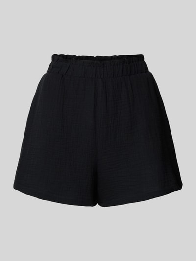 Vero Moda Loose fit korte broek van katoen, model 'NATALI' Zwart - 2