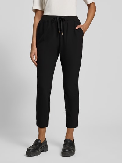 LIU JO SPORT Spodnie materiałowe z elastycznym pasem Czarny 4