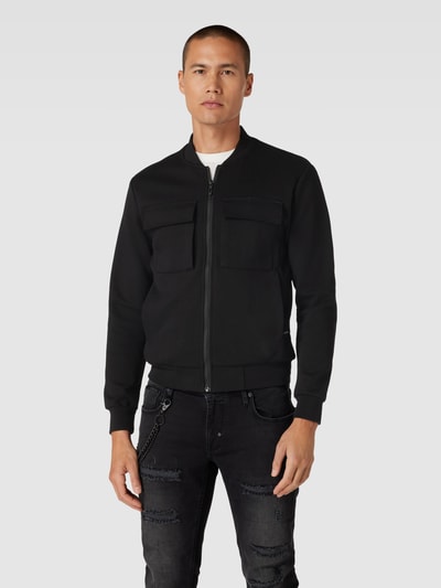 Antony Morato Sweatjacke mit Eingrifftaschen Black 4