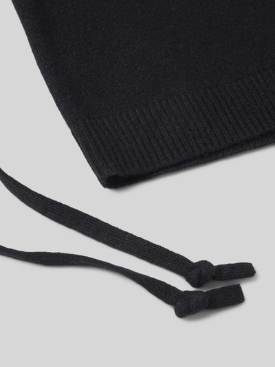 Christian Berg Woman Balaclava aus reinem Kaschmir Black 2