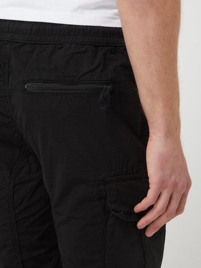 Alpha Industries Korte cargobroek met elastische band Zwart - 3