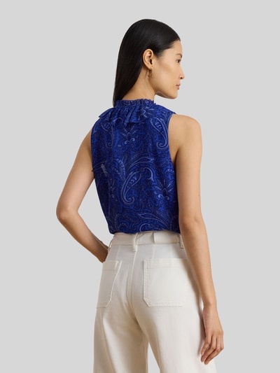 Lauren Ralph Lauren Relaxed fit blousetop met paisleymotief Blauw - 5