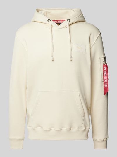 Alpha Industries Hoodie mit Kapuze Offwhite 2