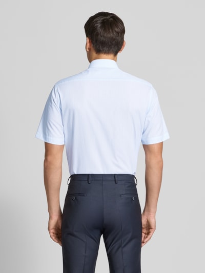 ETERNA Modern Fit Business-Hemd mit Kentkragen Hellblau 5