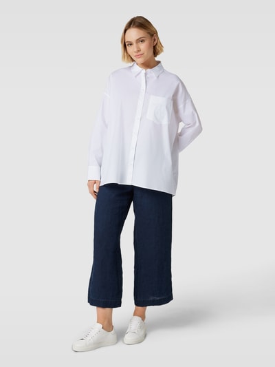 JOOP! Bluse mit Label-Stitching Weiss 1