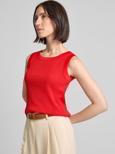 monari Tanktop in Strick-Optik Cognac 3