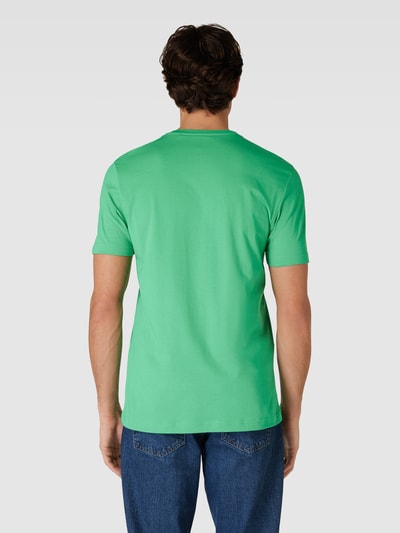 Christian Berg Men T-shirt met statementprint Appeltjesgroen - 5