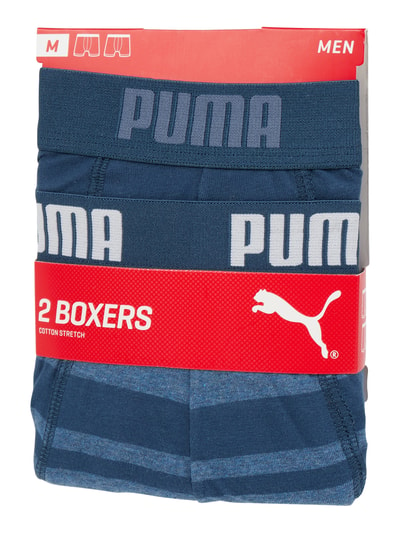 Puma Boxershort met stretch in set van 2 Jeansblauw - 2