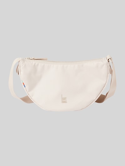 Gotbag Handtas met labeldetail, model 'MOON' Offwhite - 1