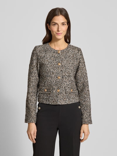 B.Young Regular fit blazer met klepzakken, model 'Docima' Zwart - 4