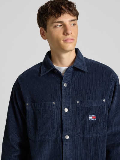 Tommy Jeans Relaxed fit ribcordoverhemd van puur katoen Marineblauw - 3