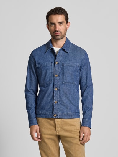Marc O'Polo Regular fit jeansjack van katoenmix Jeansblauw - 4
