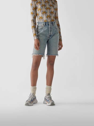 AGOLDE Jeansbermudas im cropped Design Hellblau 4