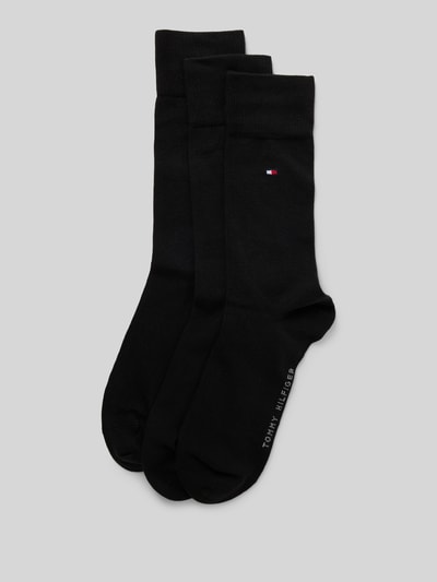 Tommy Hilfiger Socken mit Label-Detail im 3er-Pack Black 1