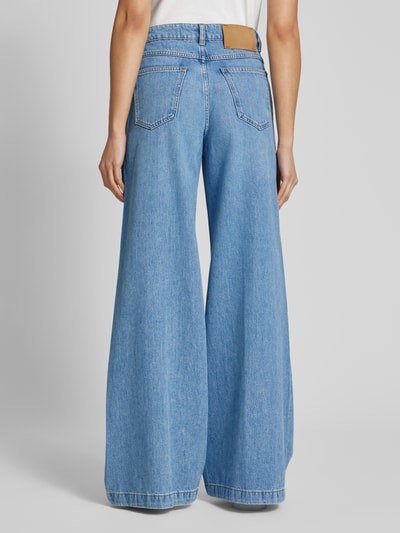 Goldgarn Wide leg jeans in 5-pocketmodel, model 'LUISENPARK' Blauw - 5