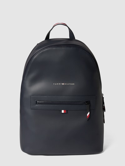 Tommy Hilfiger Rucksack mit Label-Schriftzug Dunkelblau 2