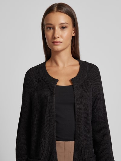 Fransa Cardigan met steekzakken, model 'eretta' Zwart - 3