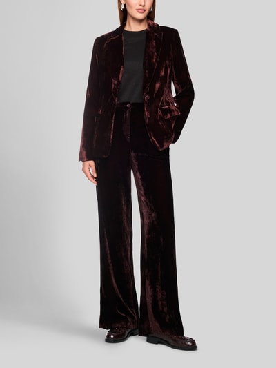 Marc Cain Business-Hose mit Knopfverschluss Bordeaux 1