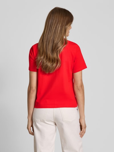 s.Oliver RED LABEL Regular fit poloshirt van katoenmix Rood - 5