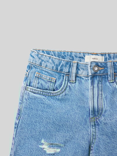Mango Regular Fit Jeansshorts im 5-Pocket-Design Modell 'isa' Blau 2