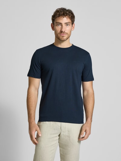 Scotch & Soda T-Shirt mit Logo-Stitching Marine 4