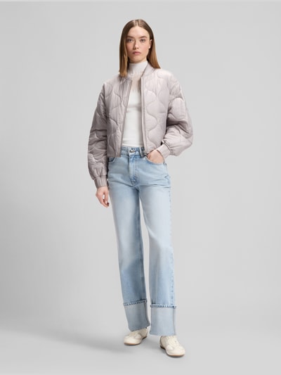 HUGO Slim Fit Top aus Viskose-Mix Modell 'Sieffy' Offwhite 1
