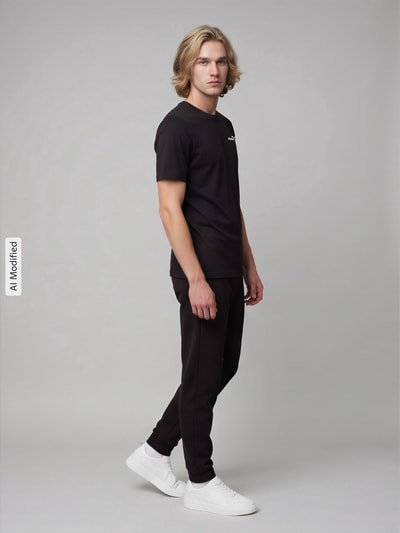 PUMA Performance Regular Fit T-Shirt aus reiner Baumwolle Black 1